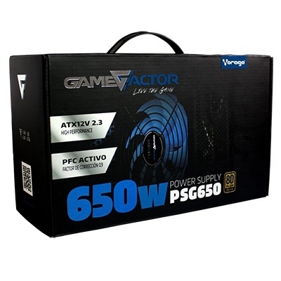 Fuente de Poder Game Factor PSG650 80+ bronce