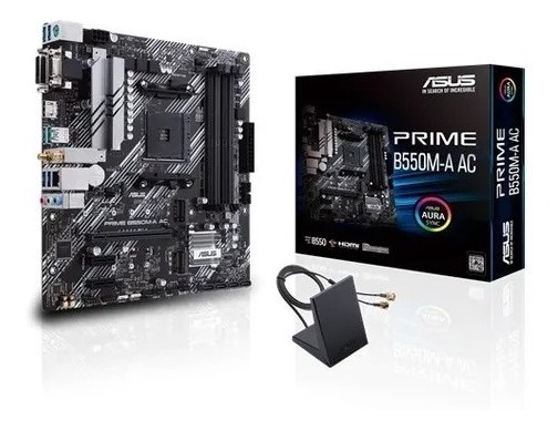 Motherboard ASUS B550M-A AC, 128 GB, AMD, Zócalo AM4