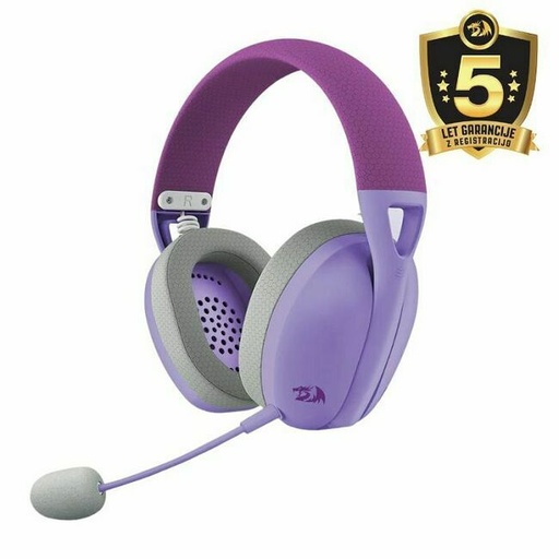 HEADSET GAMER REDRAGON IRE PRO ( H848PL ) WIRELESS | ULTRA-LIGHT | USB TYPE-C | PURPLE