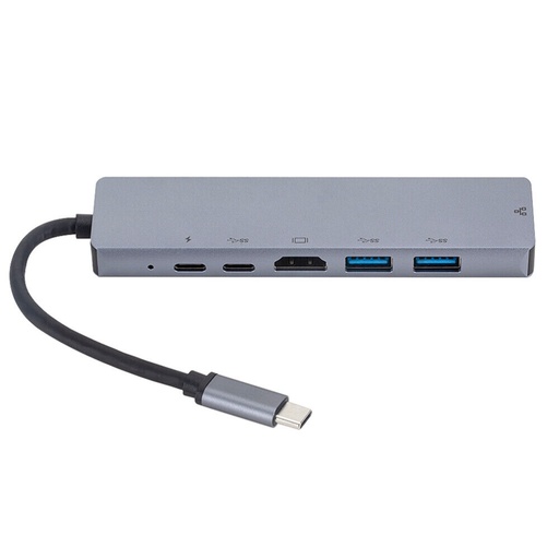 6 in 1 USB HUB tipo C 4K 3.0